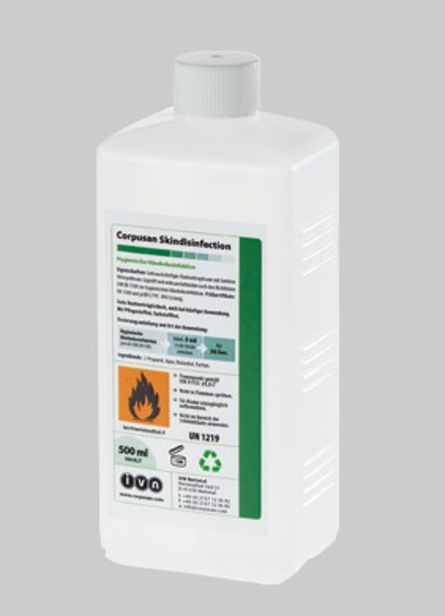 Cleanroom hand and skin disinfectants for dispenser systems, VAH-certified
