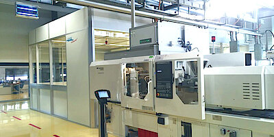 Cleanroom for injection moulding medical technology, GMP C