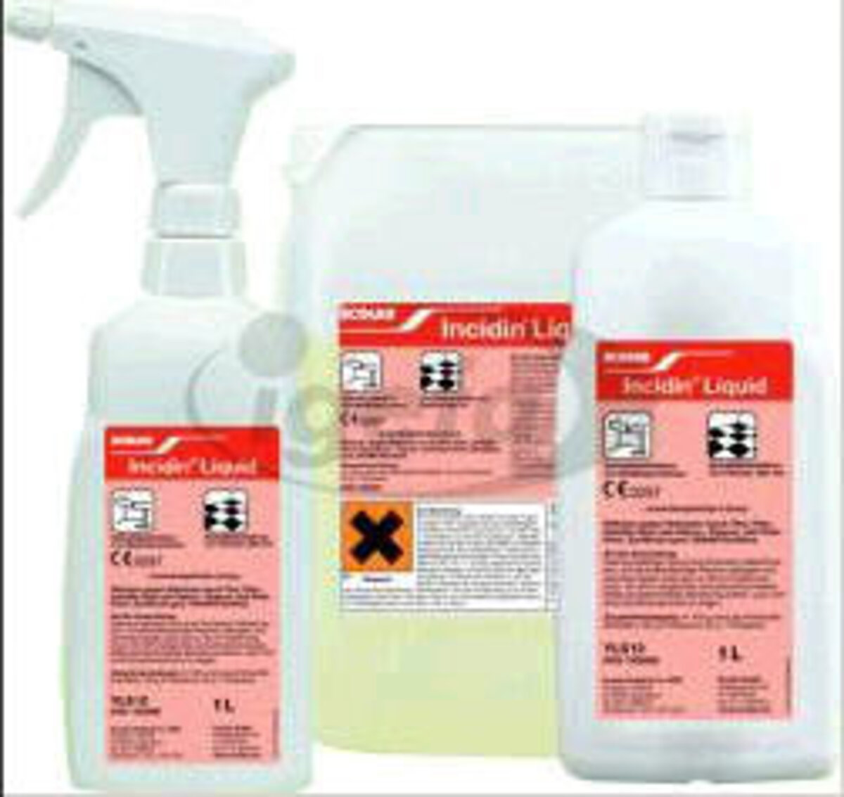 Cleanroom disinfection spray, especially for cleanroom curtains