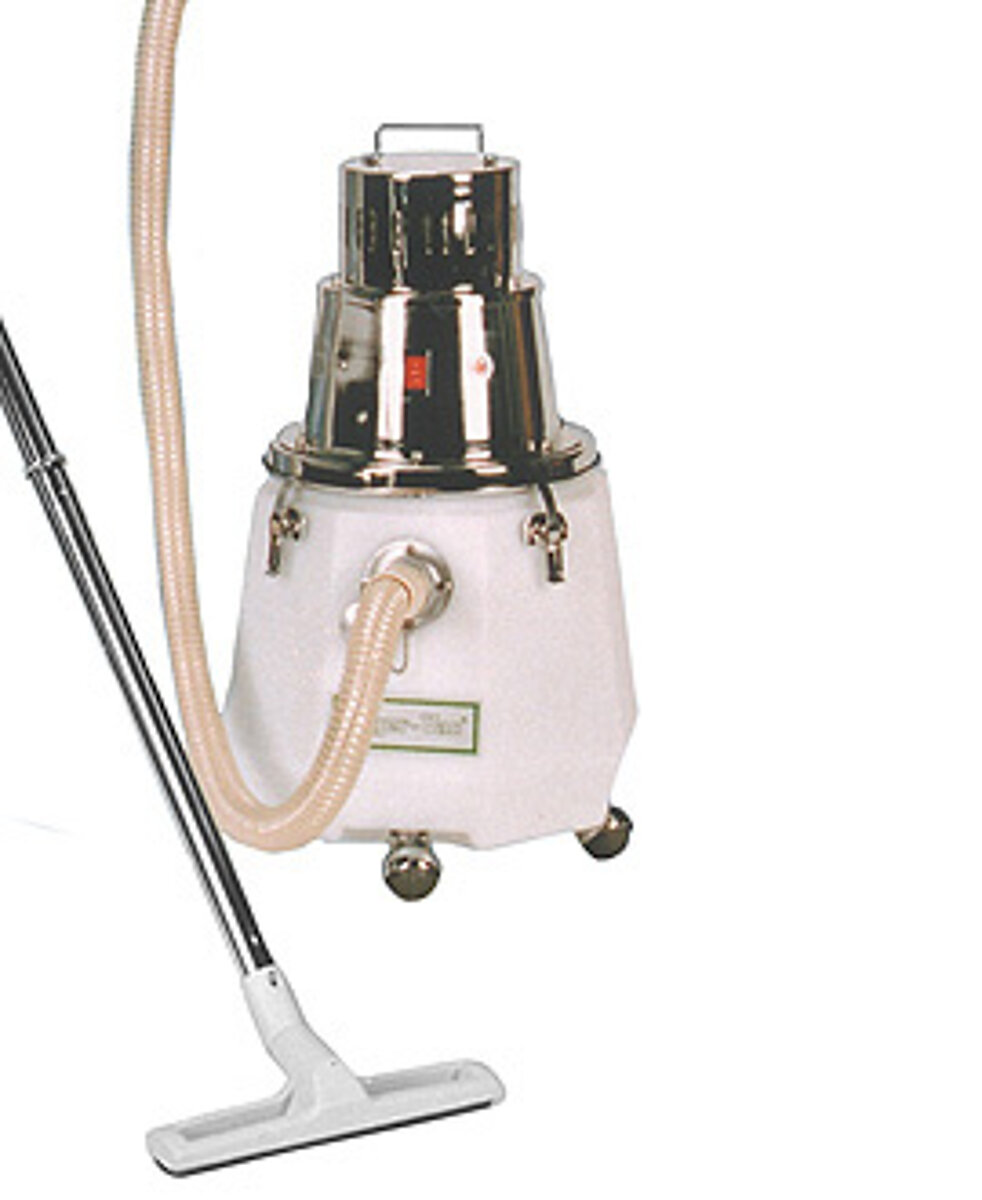 Cleanroom vacuum cleaner CR-4D, dry vacuum cleaner with filter bag and castors, up to cleanroom class ISO 4