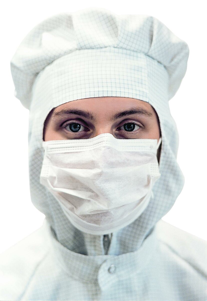 Reusable cleanroom full protective hood