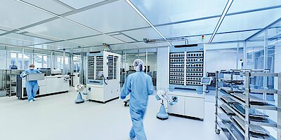 Cleanroom for blister centre Switzerland, GMP D