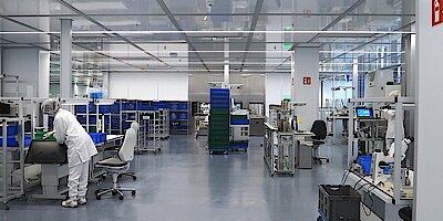 Reinraum für Produktion chirurgische Instrumente, ISO 7