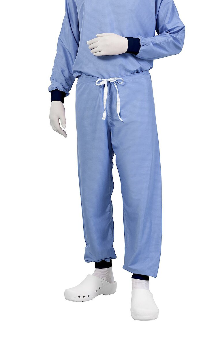 Cleanroom reusable underwear pants with elastic band