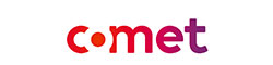Comet Logo mit Kundenmeinungen.