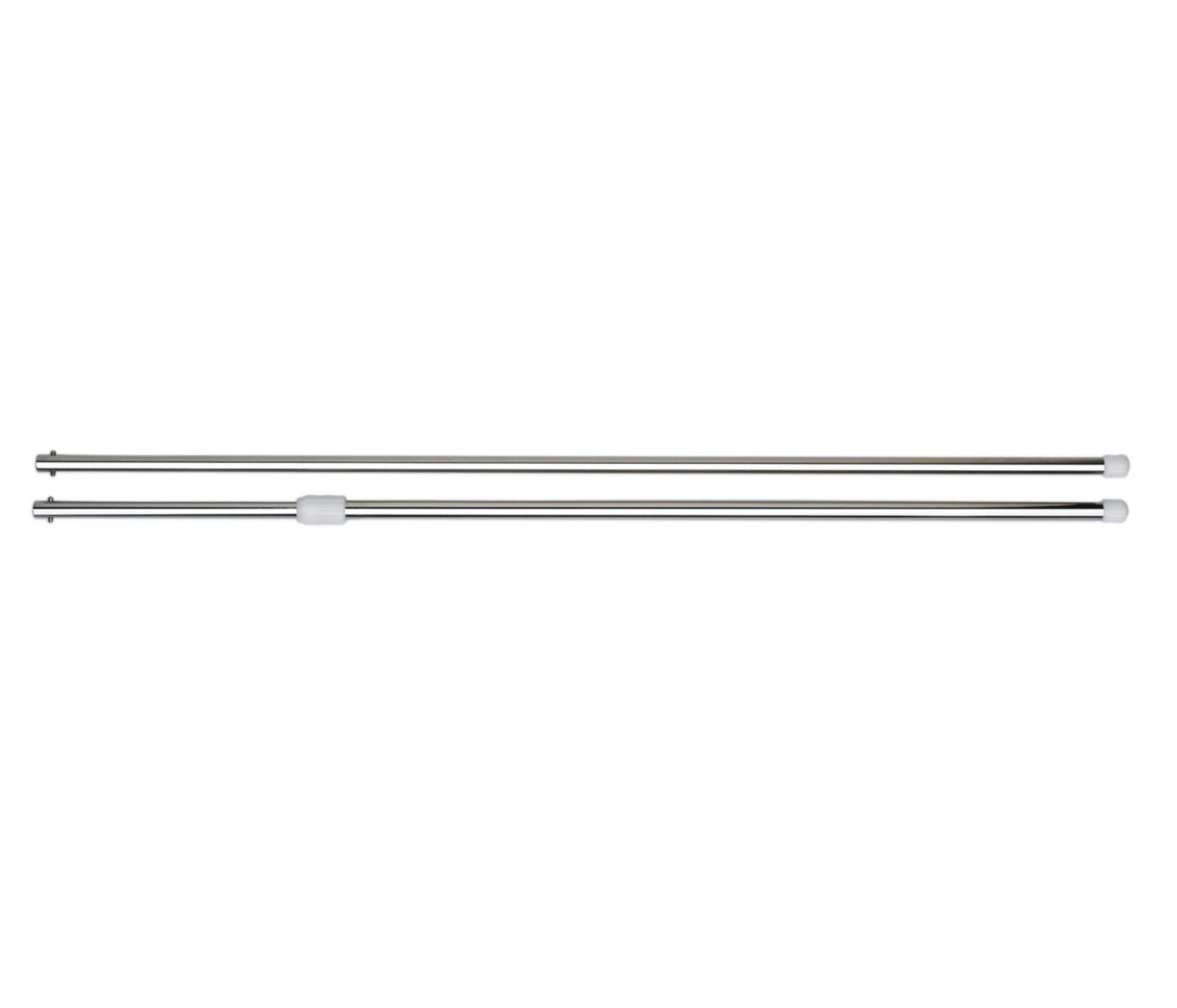Cleanroom telescopic handle made of stainless steel, autoclavable and disinfectant-resistant, up to cleanroom class ISO 3 (GMP A/B)